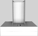 Vent-A-Hood® 36" White Contemporary Wall Mounted Range Hood-5