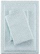 Olliix by True North by Sleep Philosophy Aqua Dots King Cozy 100% Cotton Flannel Printed Sheet Set-0