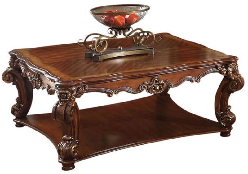ACME Furniture Vendome Cherry Square Coffee Table | Stylehouse