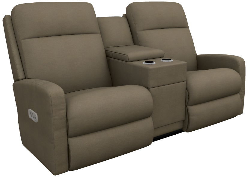 La-Z-Boy® Finley Driftwood Power Wall Reclining Loveseat with