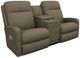 La-Z-Boy® Finley Driftwood Power Wall Reclining Loveseat with Console, Headrest, and Lumbar-0