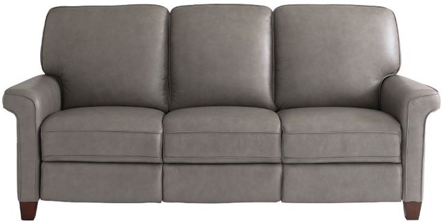 Bassett® Furniture Club Level Dixon Granite Leather Power Reclining Sofa-1