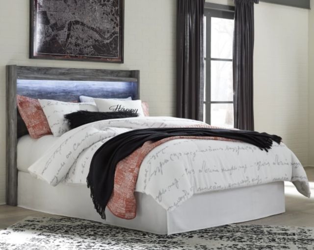 Signature Design by Ashley® Baystorm Gray Queen Panel Headboard-1