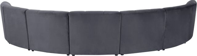 Meridian Furniture Limitless 7-Piece Grey Velvet Modular Sectional-3