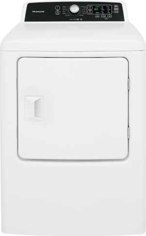  Frigidaire® 6.7 Cu. Ft. White Front Load Electric Dryer
