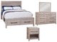 American Woodcrafters 2810 Aurora 4-Piece Whitewash Queen Storage Bedroom Set-0