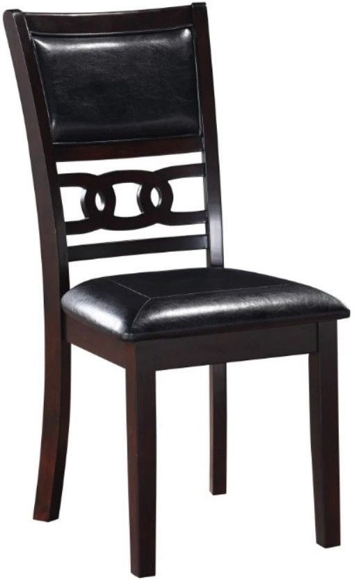 New Classic® Home Furnishings Gia 5-Piece Ebony Rectangular Dining Table Set-3