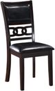 New Classic® Home Furnishings Gia 5-Piece Ebony Rectangular Dining Table Set-3