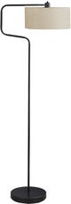 Monarch Specialties Inc. Black Metal Floor Lamp -0