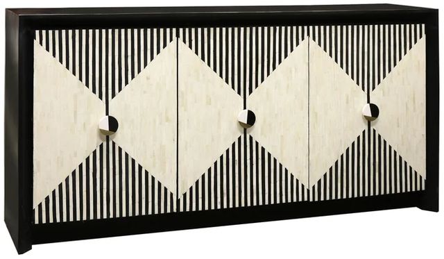 Stylecraft Capiz Shell Inlay Black Sideboard-0