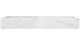 A & B Home White 22" Marble Rectangular Tray-2