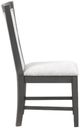 New Classic® Home Furnishings Flair 2-Piece Gray Dining Chair Set -3