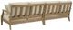Signature Design by Ashley® Clare View 2-Piece Beige/Teak Fabric/Wooden Outdoor Sectional-1