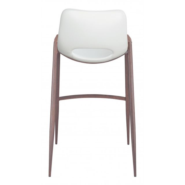 Zuo® Modern Desi White Counter Chair-3