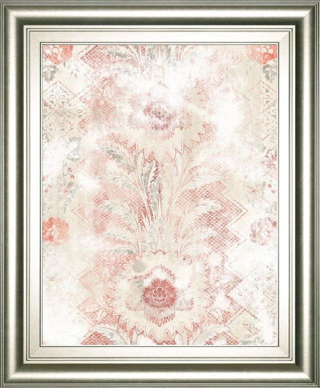 Classy Art Red World Traveler Textile I by June Erica Vess Wall Art-0
