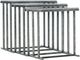 Hooker® Furniture Melange Bianca 3-Piece Gray Nesting Table Set with Distressed Gray Base-0