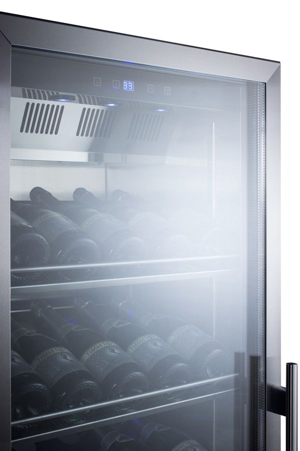 Summit® Commercial Series 12.6 Cu. Ft. Stainless Steel Wine Cooler-3