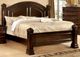 Furniture of America® Burleigh Cherry Eastern King Panel Bed-0