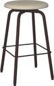 Amisco Customizable Button Upholstered Swivel Counter Stool-0