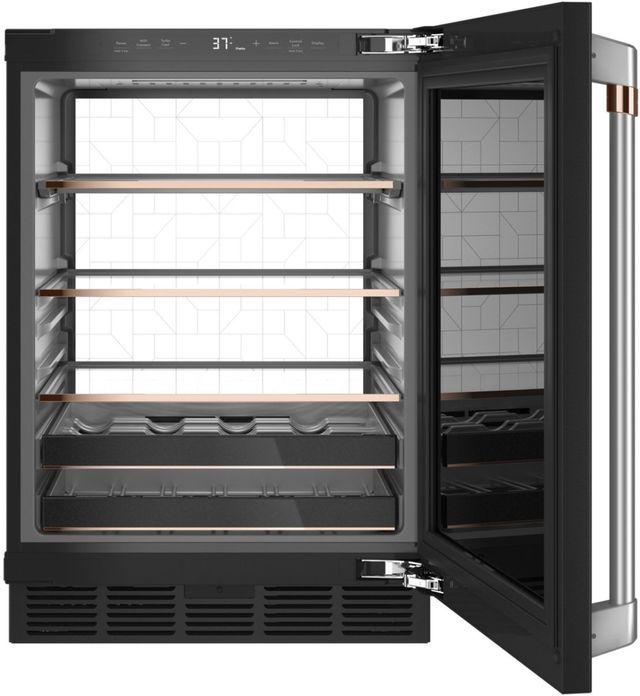 Café™ 24" 5.1 Cu. Ft. Matte Black Beverage Center-1