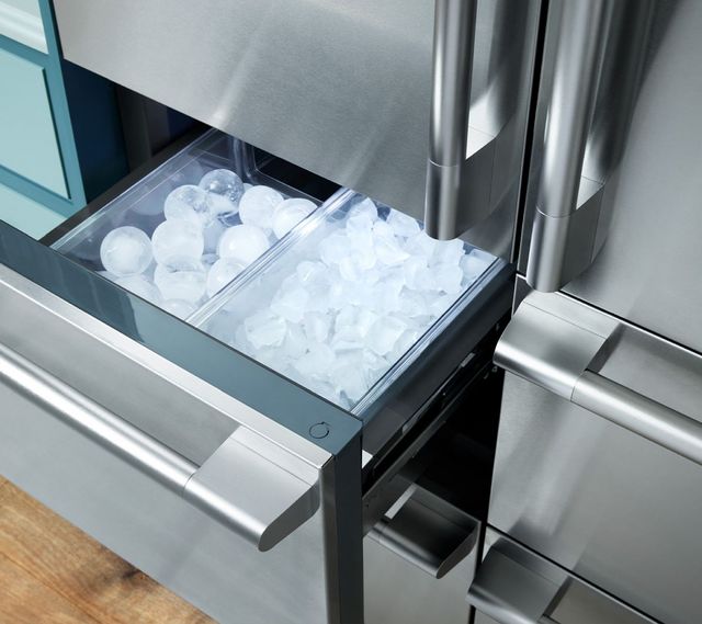 Signature Kitchen Suite 48 in. 26.0 Cu. Ft. Stainless Steel Built In Counter Depth French Door Refrigerator -3