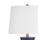 Bassett Mirror Gere Blue Table Lamp-2