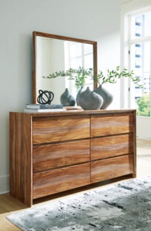 Signature Design by Ashley® Dressonni Brown Dresser and Mirror-2