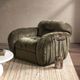 Classic Home Sydney Olive Green Accent Chair-1