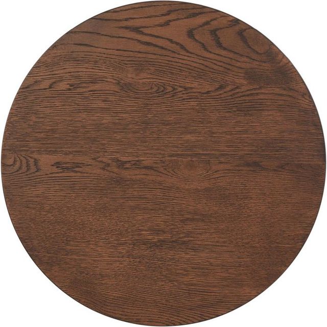 Martin Svensson Turned Wood Cocoa Brown End Table-2