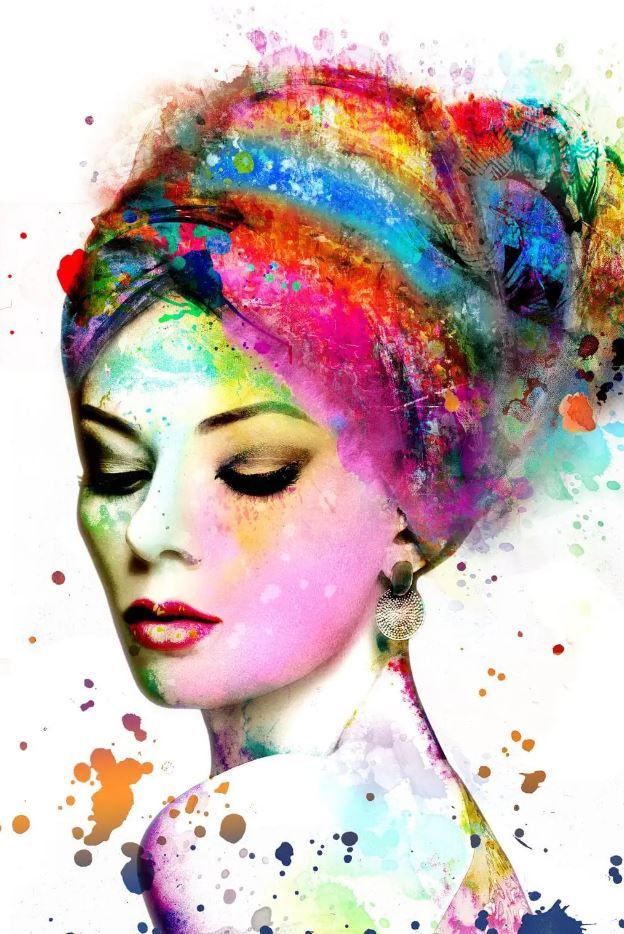 Classy Art Lady of Color Wall Art-1