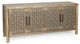 A & B Home Taupe Sideboard Cabinet-0