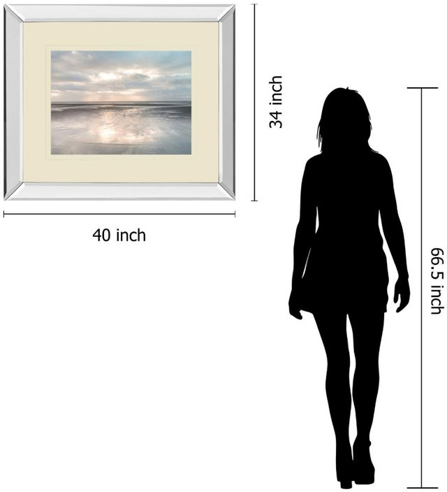 Classy Living Assaf Frank Silver Sands 40"W Wall Art-2