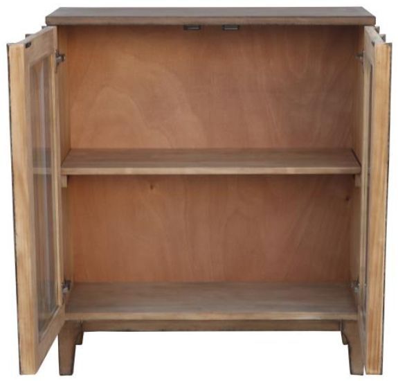 Nest Home Collections Wesley Antique Natural Accent Cabinet-3