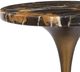 Uttermost® Karnes Black Marble Drink Table with Bronze Accent-3