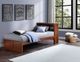 Homelegance® Rowe Dark Cherry Twin Bookcase Platform Bed-1