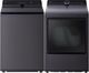 LG Black Top Load Washer & Electric Dryer Laundry Pair-0
