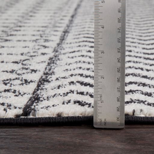 Surya Elaziz Gray/White 5'x8' Area Rug-4