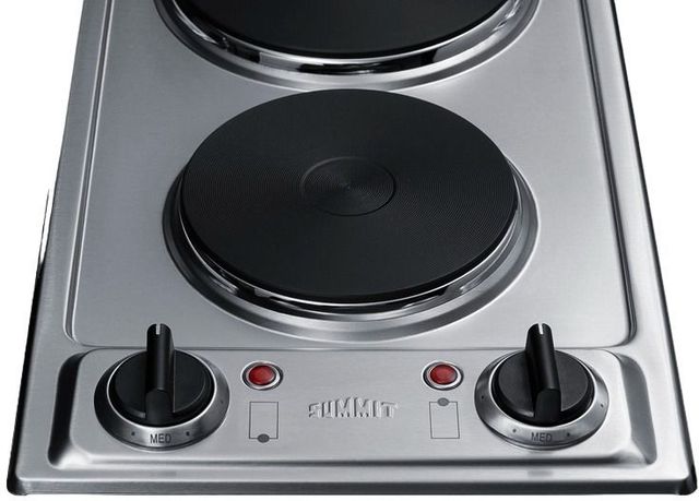 Summit 12" Stainless Steel Electric Cooktop -2