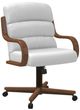 Chromcraft Customizable Nova Swivel Tilt Caster Casual Dining Chair-5