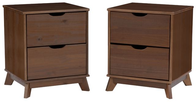 Powell® Portix 2-Piece Walnut Nightstand Set-0