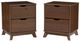 Powell® Portix 2-Piece Walnut Nightstand Set-0