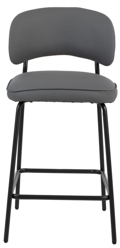 New Classic® Home Furnishings Blythe Black/Gray Counter Stool-2