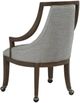 Fairfield® Customizable Palmer Leather Dining Arm Chair-1