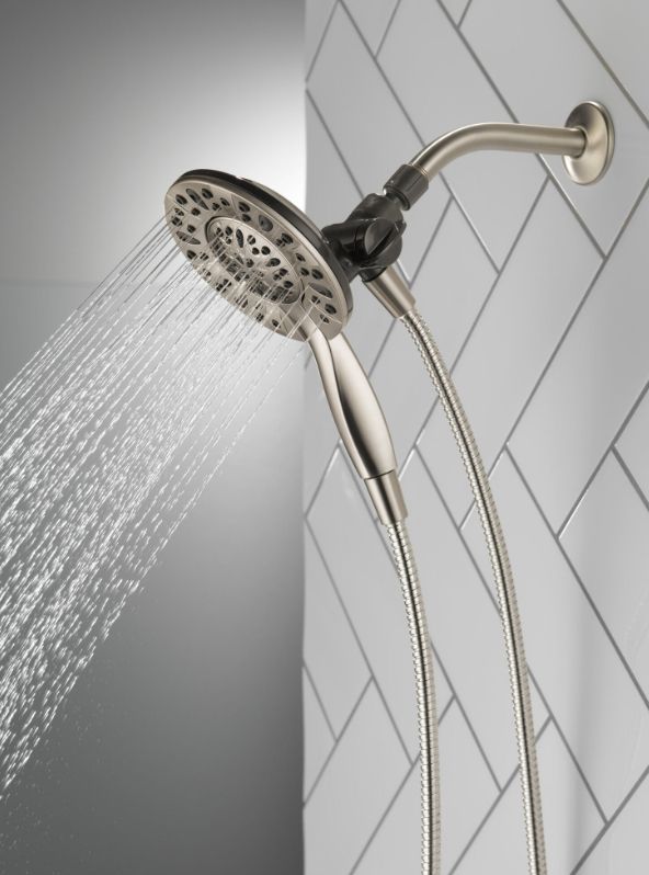 Delta In2ition® Spotshield Brushed Nickel 4-Setting Two-in-One Shower-2