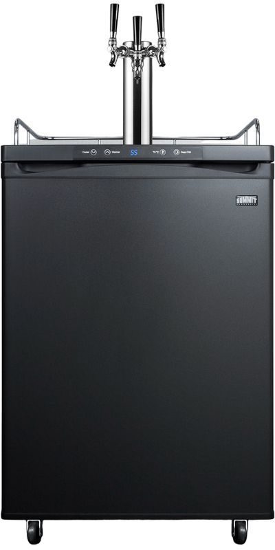 Summit® 24" Black Kegerator-0