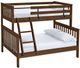 Crate Designs™ Furniture Brindle Finish Twin/Full Tall Mission Bunk Bed-0