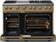 Viking® 5 Series 48" Golden Hour Pro Style Gas (LP) Range with Brushed Brass Trim-1