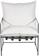 Porter International Designs Hagen Black/White Accent Chair-1