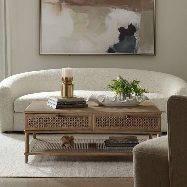 Uttermost® Coast Soft Oak Stain Coffee Table-2
