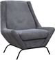 International Furniture Direct Tyne Iron Gray Armchair-0